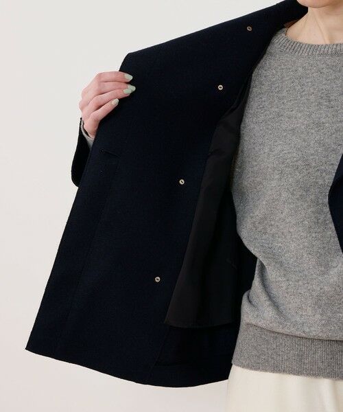 TOMORROWLAND / トゥモローランド その他アウター | スムースプレスドウール スタンドカラーコート | 詳細5