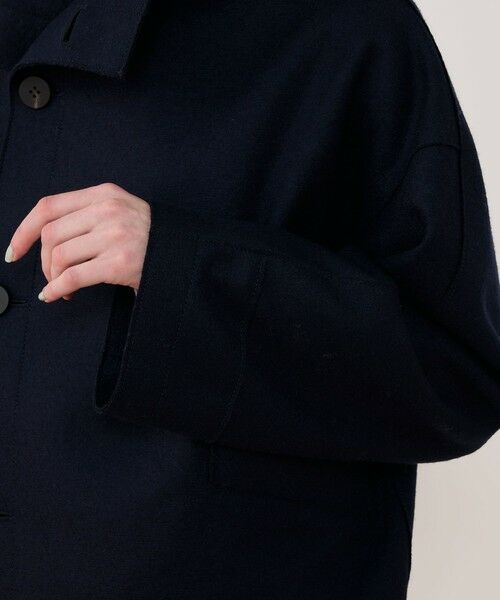 TOMORROWLAND / トゥモローランド その他アウター | スムースプレスドウール スタンドカラーコート | 詳細7