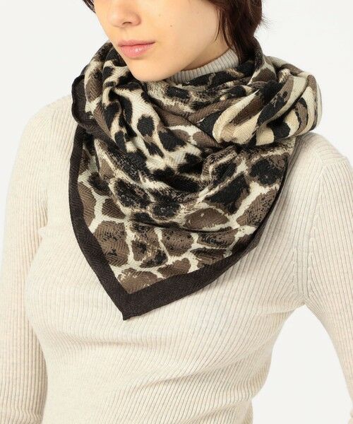 TOMORROWLAND / トゥモローランド マフラー・ショール・スヌード・ストール | manipuri ゼブラジラフ スカーフ | 詳細1