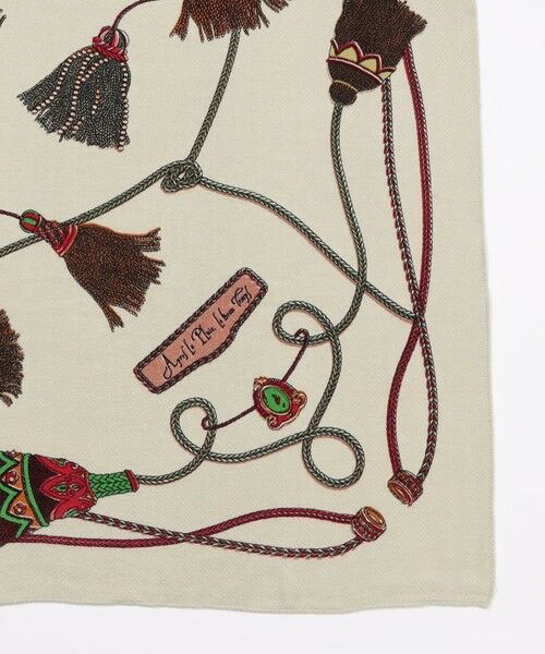 TOMORROWLAND / トゥモローランド バンダナ・スカーフ | manipuri ブレードタッセルスカーフ | 詳細3