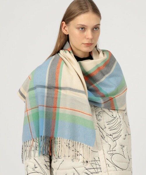TOMORROWLAND / トゥモローランド マフラー・ショール・スヌード・ストール | Joshua Ellis Plaid カシミヤストール | 詳細1
