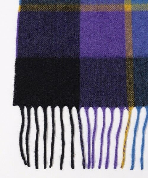 TOMORROWLAND / トゥモローランド マフラー・ショール・スヌード・ストール | Joshua Ellis ブロックチェック ストール | 詳細2