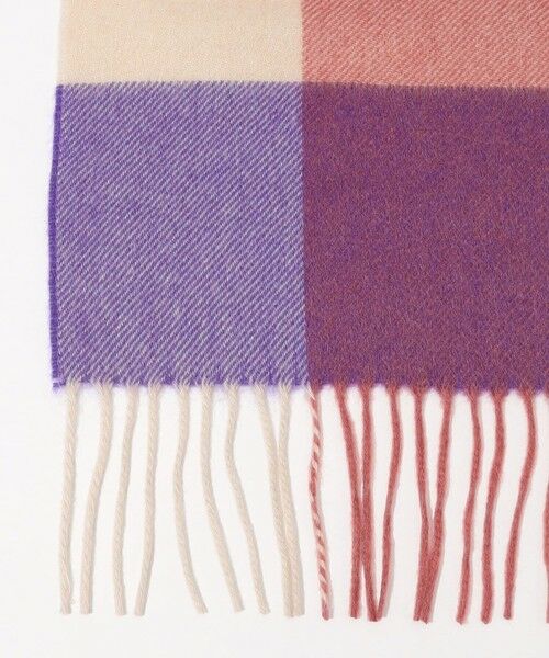 TOMORROWLAND / トゥモローランド マフラー・ショール・スヌード・ストール | Joshua Ellis ブロックチェック ストール | 詳細2