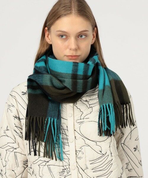 TOMORROWLAND / トゥモローランド マフラー・ショール・スヌード・ストール | Joshua Ellis カシミヤチェック ストール | 詳細1