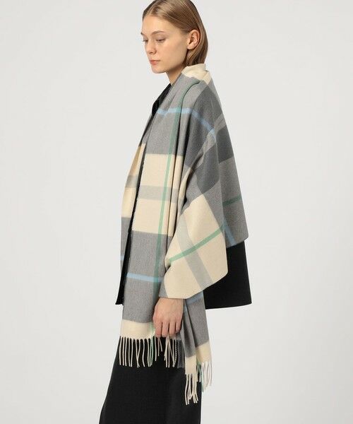 TOMORROWLAND / トゥモローランド マフラー・ショール・スヌード・ストール | Joshua Ellis カシミヤチェック ストール | 詳細1