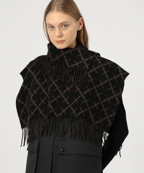 TOMORROWLAND / トゥモローランド マフラー・ショール・スヌード・ストール | BY MALENE BIRGER  ウールビブ タートル | 詳細1