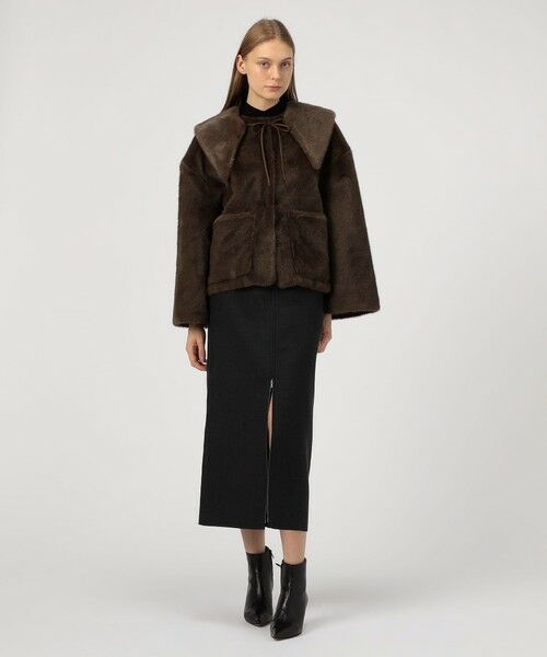 TOMORROWLAND / トゥモローランド ブルゾン | BY MALENE BIRGER JACQUIE フェイクファージャケット | 詳細1