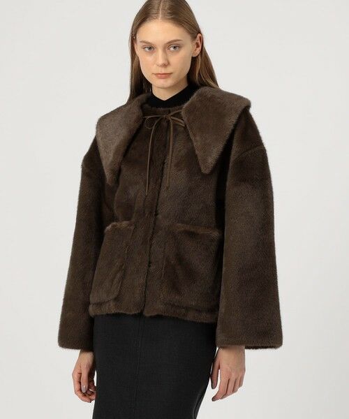 TOMORROWLAND / トゥモローランド ブルゾン | BY MALENE BIRGER JACQUIE フェイクファージャケット | 詳細2