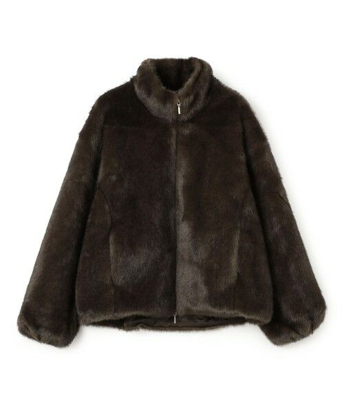 TOMORROWLAND / トゥモローランド ブルゾン | CAPE HORN ISLUGA エコファーブルゾン(49 ダークブラウン)