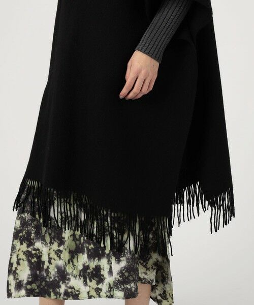 TOMORROWLAND / トゥモローランド ポンチョ | BY MALENE BIRGER TURTLO フリンジケープ | 詳細7