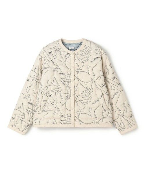 TOMORROWLAND/トゥモローランド manipuri クルーネック ジャケット 12 ホワイト系 F