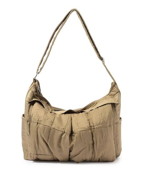 TOMORROWLAND/トゥモローランド HAVERSACK キルティング ショルダーバッグ 43 ベージュ F