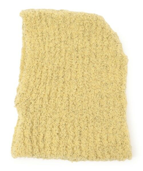 TOMORROWLAND/トゥモローランド KIJIMA TAKAYUKI ファーニットバラクラバ 24 イエロー系 F TOMORROWLAND/トゥモローランド KIJIMA TAKAYUKI ファーニットバラクラバ 24 イエロー系 F