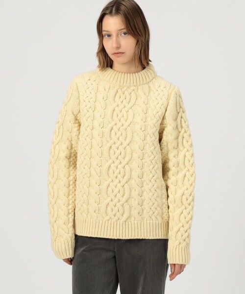 TOMORROWLAND / トゥモローランド ニット・セーター | BASERANGE LENS ウールケーブル ハイネックプルオーバー | 詳細2