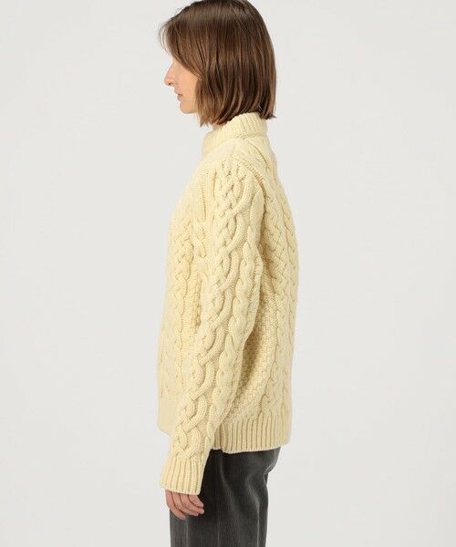 TOMORROWLAND / トゥモローランド ニット・セーター | BASERANGE LENS ウールケーブル ハイネックプルオーバー | 詳細3