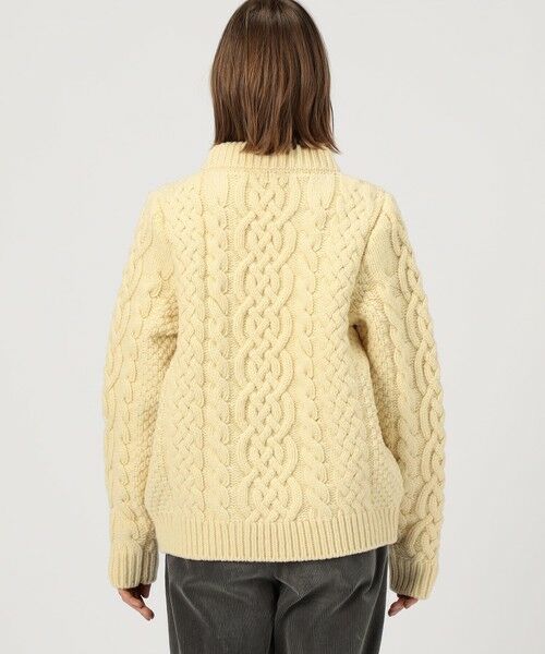 TOMORROWLAND / トゥモローランド ニット・セーター | BASERANGE LENS ウールケーブル ハイネックプルオーバー | 詳細4