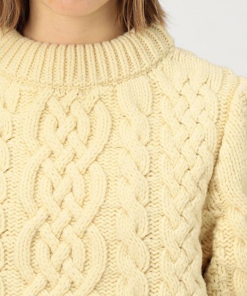 TOMORROWLAND / トゥモローランド ニット・セーター | BASERANGE LENS ウールケーブル ハイネックプルオーバー | 詳細5