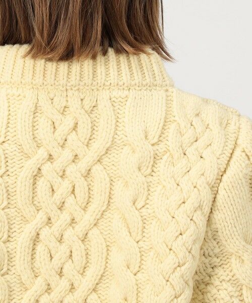 TOMORROWLAND / トゥモローランド ニット・セーター | BASERANGE LENS ウールケーブル ハイネックプルオーバー | 詳細6