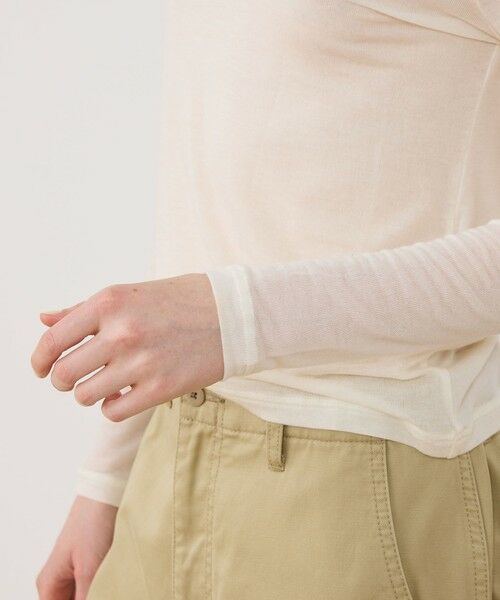 TOMORROWLAND / トゥモローランド Tシャツ | V;room シアータートルネックプルオーバー | 詳細6