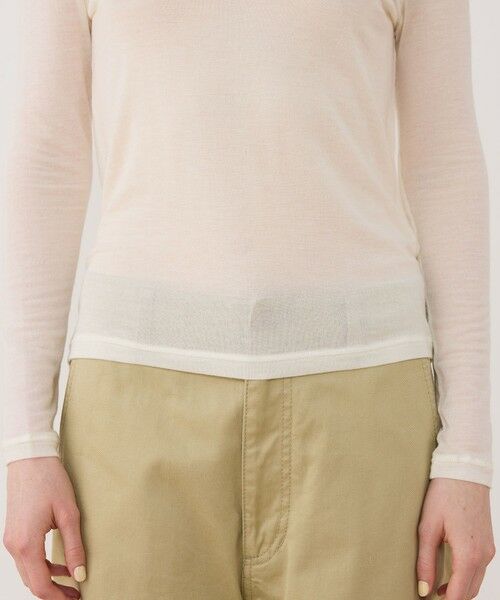 TOMORROWLAND / トゥモローランド Tシャツ | V;room シアータートルネックプルオーバー | 詳細7