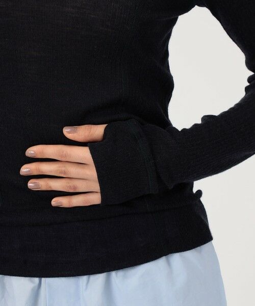 TOMORROWLAND / トゥモローランド パーカー | BASERANGE HANIFA ウールリブ フーディー | 詳細7