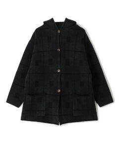 TOMORROWLAND / トゥモローランド その他アウター | 【別注】V::room タータンチェック フーデッドコート