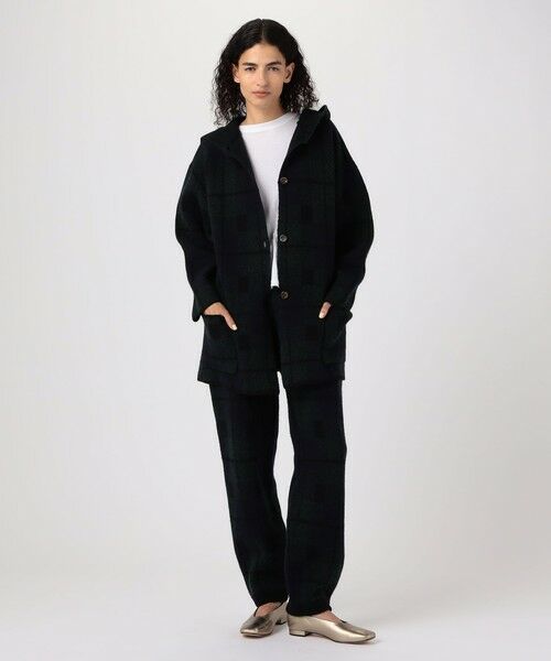 TOMORROWLAND / トゥモローランド その他アウター | 【別注】V::room タータンチェック フーデッドコート | 詳細1