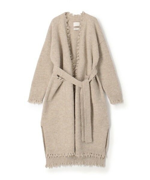 TOMORROWLAND/トゥモローランド LAUREN MANOOGIAN FRAY ロングカーディガン 13 ライトベージュ F