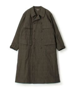 TOMORROWLAND / トゥモローランド その他アウター | HAVERSACK ウールリネングレンチェック アトリエコート