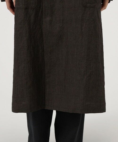 TOMORROWLAND / トゥモローランド その他アウター | HAVERSACK ウールリネングレンチェック アトリエコート | 詳細12