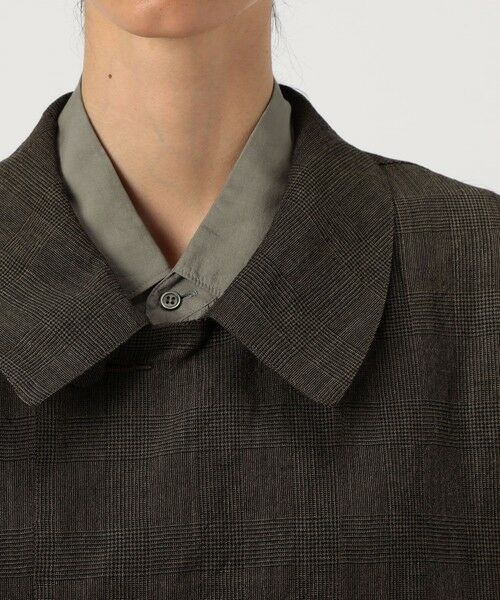 TOMORROWLAND / トゥモローランド その他アウター | HAVERSACK ウールリネングレンチェック アトリエコート | 詳細13