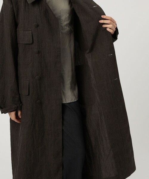 TOMORROWLAND / トゥモローランド その他アウター | HAVERSACK ウールリネングレンチェック アトリエコート | 詳細5