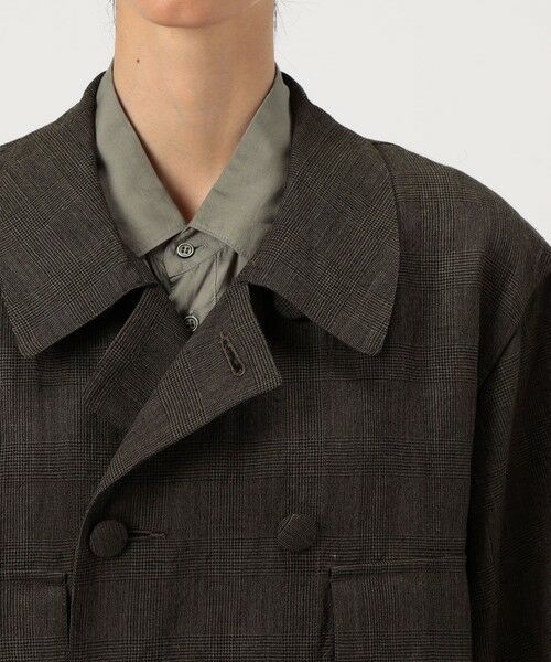 TOMORROWLAND / トゥモローランド その他アウター | HAVERSACK ウールリネングレンチェック アトリエコート | 詳細6