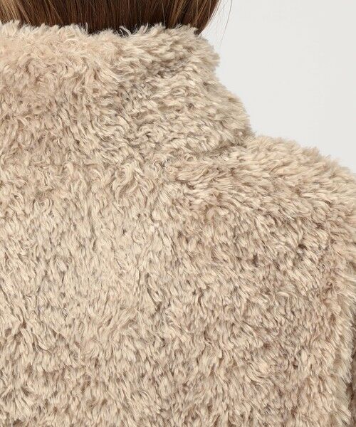 TOMORROWLAND / トゥモローランド ブルゾン | HERNO カーリーエコファー レザーベルトブルゾン | 詳細7