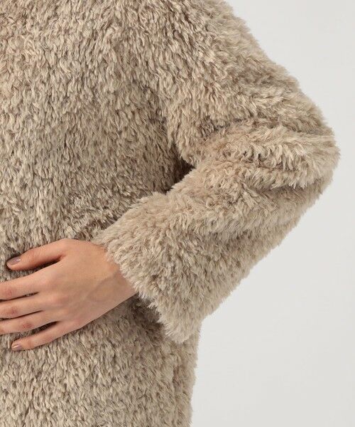 TOMORROWLAND / トゥモローランド ブルゾン | HERNO カーリーエコファー レザーベルトブルゾン | 詳細9