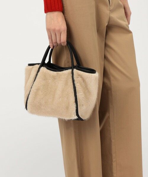 TOMORROWLAND / トゥモローランド トートバッグ | TOMORROWLAND フェイクファー トートバッグ | 詳細1