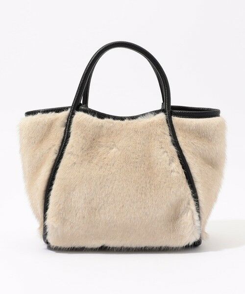 TOMORROWLAND / トゥモローランド トートバッグ | TOMORROWLAND フェイクファー トートバッグ | 詳細3