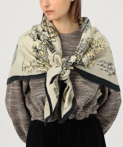 TOMORROWLAND / トゥモローランド バンダナ・スカーフ | 【別注】MANIPURI VILLE スカーフ | 詳細1