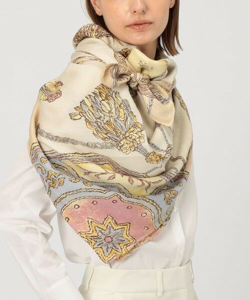 TOMORROWLAND / トゥモローランド バンダナ・スカーフ | 【別注】MANIPURI TASSEL スカーフ | 詳細1