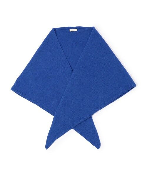 TOMORROWLAND / トゥモローランド マフラー・ショール・スヌード・ストール | TOMORROWLAND トライアングル ストール(65 ブルー)