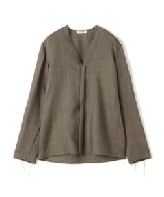 TOMORROWLAND / トゥモローランド シャツ・ブラウス（半袖以外） | ウールビエラ Vネックシャツ