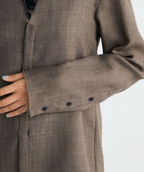 TOMORROWLAND / トゥモローランド シャツ・ブラウス(半袖以外) | ウールビエラ Vネックシャツ | 詳細6