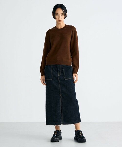 TOMORROWLAND / トゥモローランド ニット・セーター | エクストラファインウール クルーネックプルオーバー | 詳細1