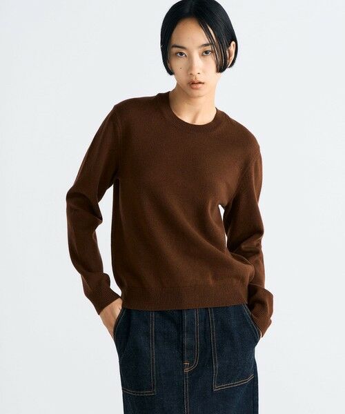 TOMORROWLAND / トゥモローランド ニット・セーター | エクストラファインウール クルーネックプルオーバー | 詳細2