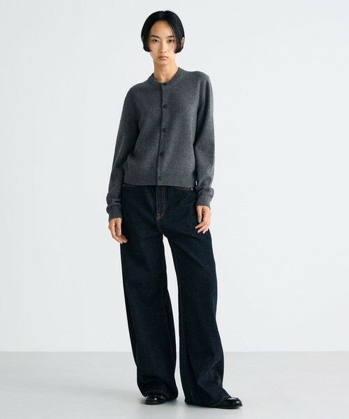 TOMORROWLAND / トゥモローランド カーディガン・ボレロ | エクストラファインウール クルーネックカーディガン | 詳細1
