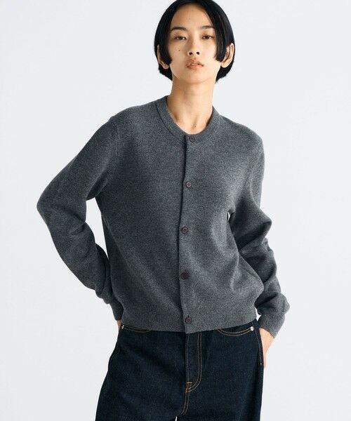 TOMORROWLAND / トゥモローランド カーディガン・ボレロ | エクストラファインウール クルーネックカーディガン | 詳細2
