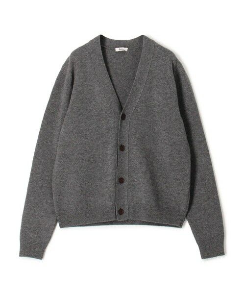 TOMORROWLAND/トゥモローランド エクストラファインウール Vネックカーディガン 16 グレー系 34(7号)