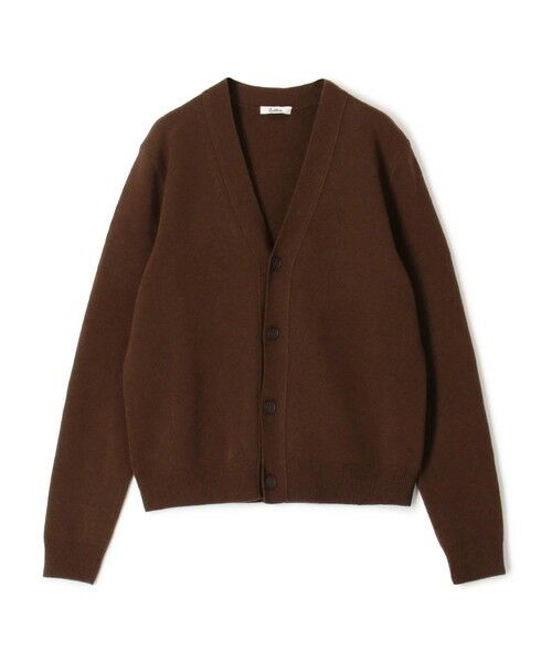 TOMORROWLAND / トゥモローランド カーディガン・ボレロ | エクストラファインウール Vネックカーディガン(47 ブラウン)