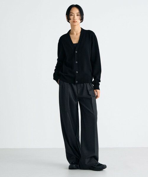 TOMORROWLAND / トゥモローランド カーディガン・ボレロ | エクストラファインウール Vネックカーディガン | 詳細1