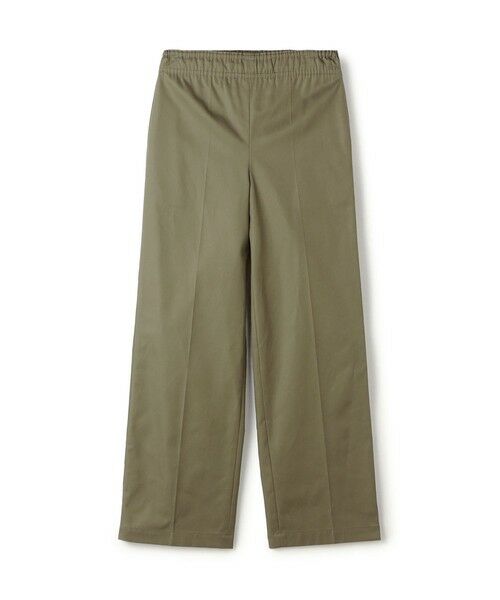 TOMORROWLAND/トゥモローランド コンパクトギャバ イージーチノパンツ 54 グリーン系 36(9号)